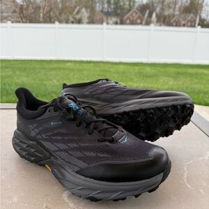 HOKA Men's Speedgoat 5 GTX Spike Trail Running Shoes size 12.5 New